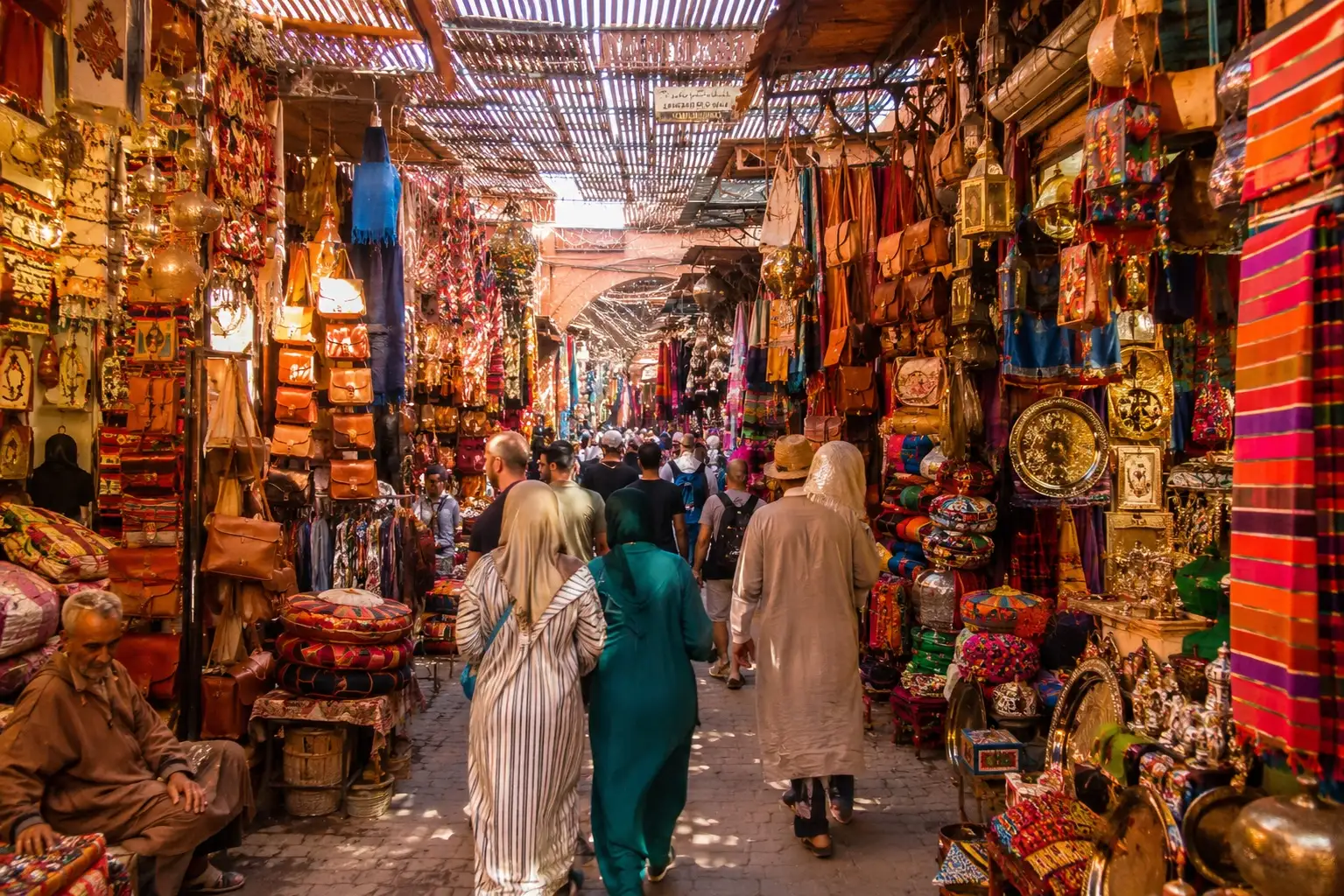 Private souk shopping tour in Marrakech medina market